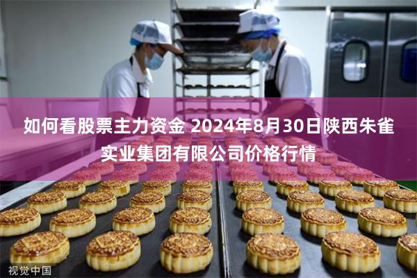 如何看股票主力资金 2024年8月30日陕西朱雀实业集团有限公司价格行情