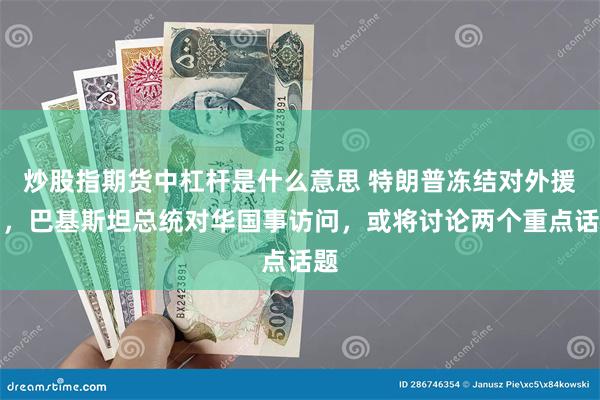 炒股指期货中杠杆是什么意思 特朗普冻结对外援助，巴基斯坦总统对华国事访问，或将讨论两个重点话题